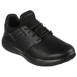 Skechers Men's USA Street Wear DELSON EZRA Sneakers - Schwarz, Größe 46 EU - Sneaker im Oxford-Stil mit Air Cooled Memory Foam Einlegesohle für optimalen Komfort. Ideal für lässige Outfits und den täglichen Gebrauch.