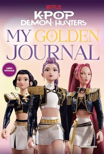 KPop Demon Hunters. My golden journal. Libro ufficiale (Licenze)