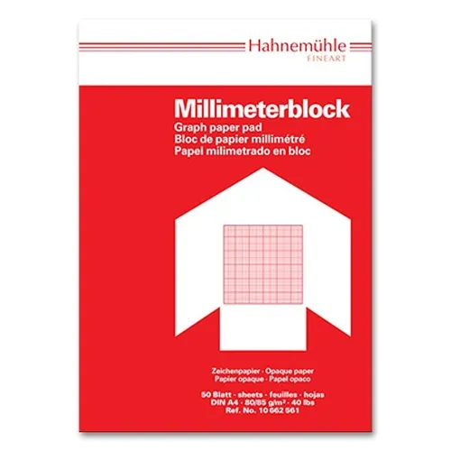 Millimeterblock A3 Hahnemühle 10662711, 50 Blatt 0,29€/Blatt