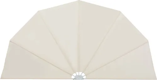 vidaXL Seitenfächer Terrasse 160cm Creme von vidaXL