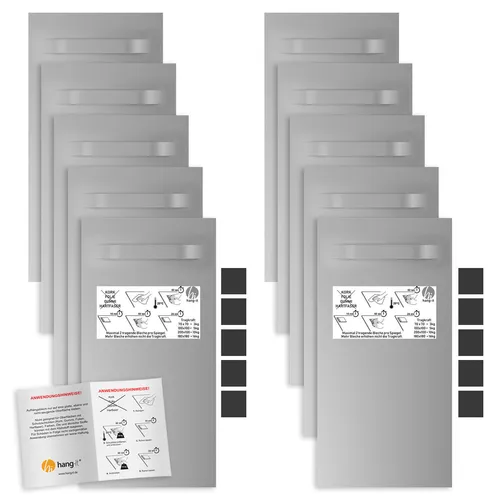 5x Spiegel Aufhänger Set L - Spiegelaufhänger - Spiegelaufhängung