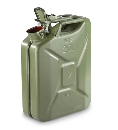 Unitec 73855 Benzinkanister 20 l aus Stahlblech - Benzinkanister mit BAM-Zulassung für Treibstoffe, 20 l Fassungsvermögen, TÜV/GS geprüft und sicher im Transport.