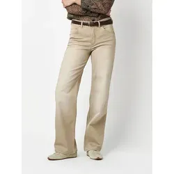 TONI Bequeme Jeans Liv Wide beige 44 von TONI