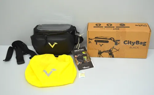 Valkental® x KLICKfix® 3in1 Fahrradtasche Lenker - Fahrradtaschen mit 4L Volumen, vollreflektierend und wasserfest. Wandelbar als Lenkertasche, Bauchtasche oder Seitentasche – ideal für den Stadtalltag.