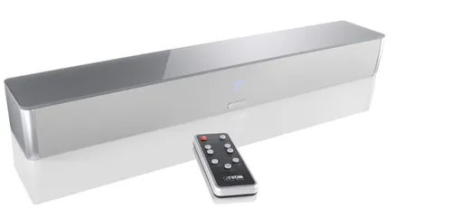 Canton 03793 - DM 5, 2.1 Virtual Surround System - Soundbar mit 120 Watt Leistung, integriertem Subwoofer und Bluetooth für kabellose Musikübertragung in CD-Qualität, ideal für ein beeindruckendes Klangerlebnis im Wohnzimmer.