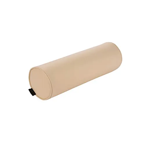 Pader Medi Tech Nacken- und Knierolle aus Polyetherschaumstoff I Lagerungsrolle mit Kunstlederbezug und Kedernähten I 50 x 15 cm I in 20 Farben verfügbar (Elfenbein)