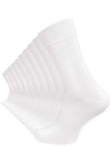 Cotton Prime® Socken Gesundheitssocken aus Baumwolle (10-Paar) ohne störende Naht
