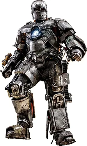 Iron Man Movie Masterpiece Actionfigur 1/6 Iron Man Mark I 30 cm - Aufstellfiguren & Statuen, detailgetreue Nachbildung mit authentischen Accessoires für Sammler und Fans