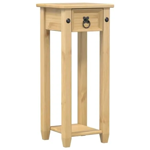 vidaXL Pflanzenständer mit Metallgriff - Blumentreppen aus massivem Kiefernholz, stabil und vielseitig einsetzbar für Flur, Terrasse oder Garten – ideal für die Präsentation deiner Lieblingspflanzen.