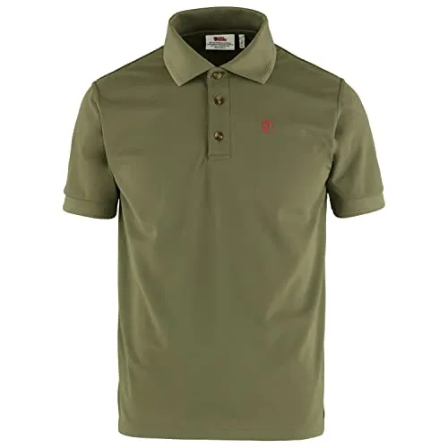 Fjällräven Herren Crowley Pique Polo Shirt, Light Olive, L von Fjällräven