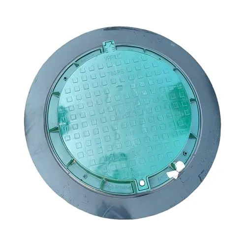 Varile 1100mm XXL Schachtabdeckung aus Kunststoff I universal Gullydeckel I Zisternendeckel (Grün)