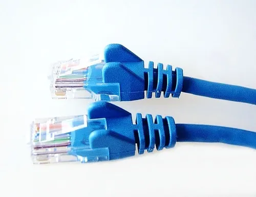 0,5m RJ45 Patch-Kabel 50cm Netzwerkkabel LAN DSL blau kurz Patchkabel 50cm CAT5
