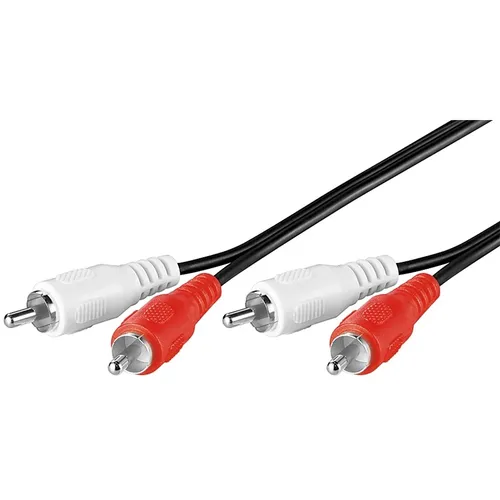 Audio-Video-Kabel 5m 2x Cinch-Stecker auf 2x Cinch-Stecker 5,0m