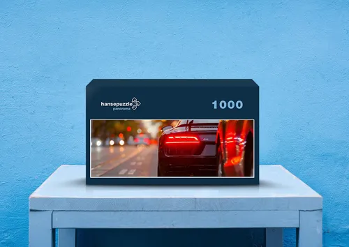 hansepuzzle 33566 - Auto Puzzle, 1050 Teile, Fortbewegung, 60,0 x 46,0cm mit hochwertiger Aufbewahrung, Kartonbox und wiederverschließbarem Beutel