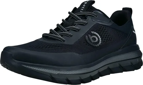 Bugatti Sneaker Textil – Sportlicher Komfort - Der Bugatti Sneaker vereint modernes Design mit atmungsaktivem Material und stabilisierenden Elementen für besten Tragekomfort. Mit elastischer Schnürung und profilierter Laufsohle ist er der ideale Begleiter für aktive Tage.