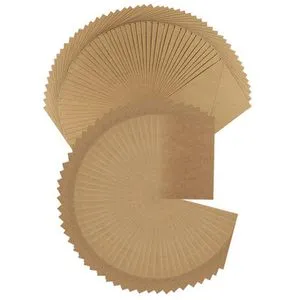 Ideen-mit-Herz Faltkarten 01153301, 270g/m², braun, 10,5 x 15 cm (A6) blanko, 50 Karten + 50 Umschläge