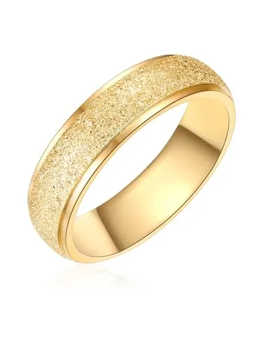 Eastside Damen Ring aus Edelstahl - Edelstahlring gelbgold Bandring