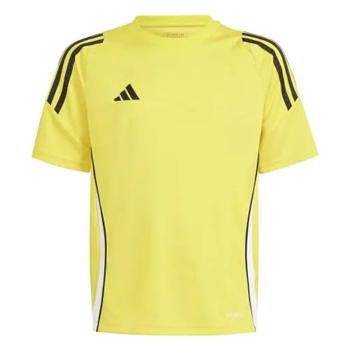 adidas Performance Tiro 24 Trikot Kids gelbweiss, 116 Kinder