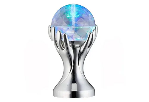 HAC24 LED Discolicht LED Partyleuchte Discokugel Partylicht Disco Party Projektor Kugel, LED fest integriert, Farbwechsel, Handform 360° Lichteffekt Rotation