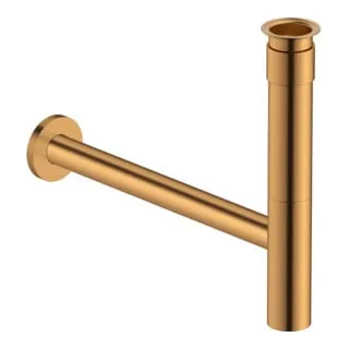 Duravit Design Siphon, Montagezubehör in Bronze gebürstet