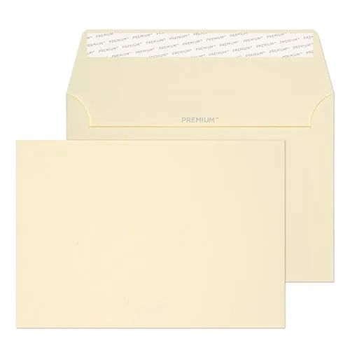 Blake Premium Business 64155 Briefumschläge Haftklebung Creme Wove C6 114 x 162 mm 120 g/m² | 50 Stück