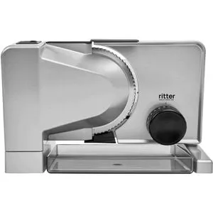 Ritter Allesschneider Serano 7 Duo Plus - Elektrisch, Metall, Schnittbreite bis 23mm, ideal für müheloses Schneiden von Brot, Käse und Fleisch
