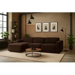 Kaiser Möbel Ecksofa Cursal L-Form, Braun, Links in braun von Kaiser Möbel