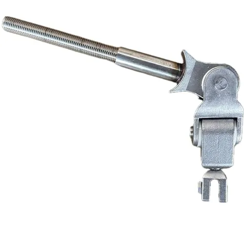 Loggyland Kreuzgelenk Schaukelhaken Schaukelgelenk M16x140mm für Nestschaukel mit Rundhölzern