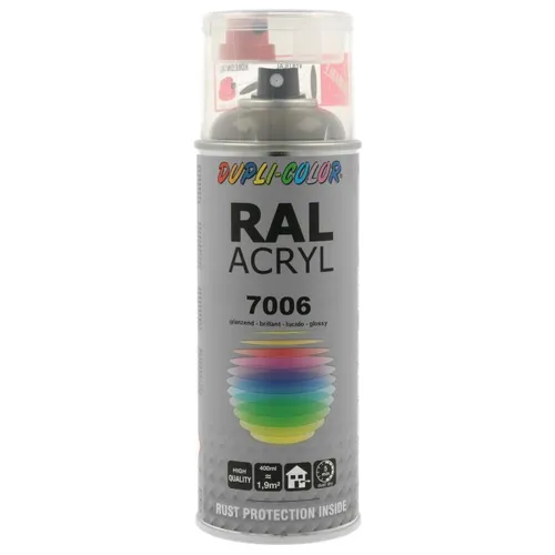 DUPLI-COLOR Spraydose RAL-Acryl beigegrau glänzend 400 ml RAL 7006
