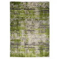 Cazaris Orientteppich Signature Fusion, Grau & Hellgrün, 250x350 cm - Handgeknüpfter Orientteppich (ca. 250 x 350 cm) in Grau und Hellgrün, ideal für jedes Zuhause. Pflegeleichter Flor aus 100 % Viskose und geeignet für Fußbodenheizungen. Setzen Sie stilvolle Akzente in Ihrem Wohnraum!