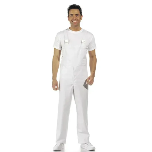 Leiber Latzhose weiß Größe M - Arbeitshosen in modischer, pflegeleichter Optik, ideal für den professionellen Einsatz in Gastronomie und Handwerk.