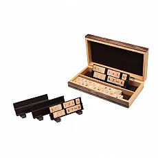 Philos 3612 - Rummy, Kassette in Buchform, Holzspiel für die ganze Familie ab 6 Jahren