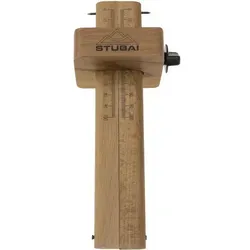 STUBAI Holz-Streichmaß doppelt Skala 0-100 mm Länge 220 mm