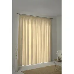 Wirth Vorhang WirthNatur (1 St), Kräuselband, blickdicht, 1-lagig braun 127 cm x 260 cm