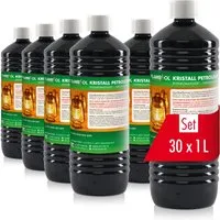 FLAMBIOL® Petroleum Heizöl 1L - 30x Flaschen - Brennstoffe - Hochwertiges, schwefelarmes Heizöl in Original-Shell-Qualität für effiziente Wärmeversorgung und längere Lebensdauer Ihrer Heizsysteme.