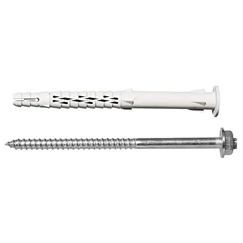 Upat Rahmendübel URDL 8x100 FUS, verzinkt - Anker für sicheren Halt in labilen Baustoffen, mit 70mm Verankerungstiefe und ETA Zulassung, ideal für Durchsteckmontage und hohe Lasten.