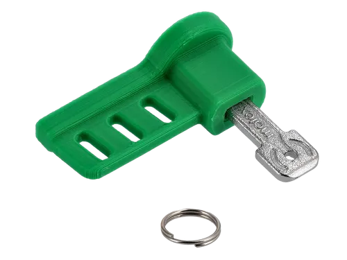 Zündschlüssel 3D NXG, Grün - für Simson S50, S51, S70, KR51 Schwalbe, SR4, Duo 4