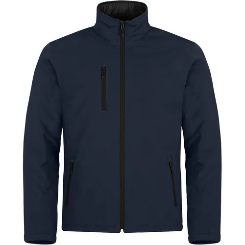 New Wave Padded Softshelljacke - blau