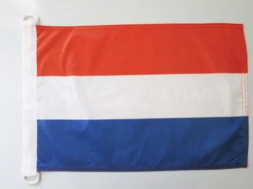 BOOTFLAGGE NIEDERLANDE 45x30cm - HOLLÄNDISCHE BOOTSFAHNE 30 x 45 cm Marine flag