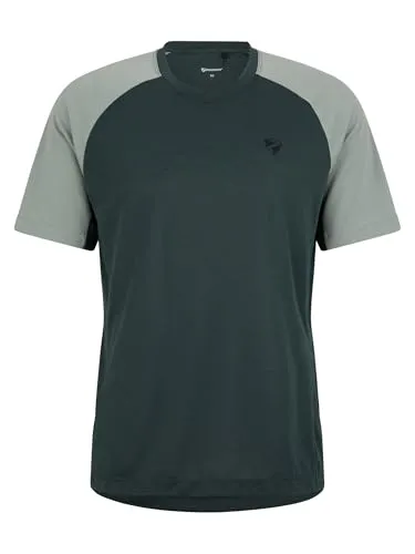 Ziener Herren Nemuel Trikot XXL - Grün - Radtrikot für Herren, funktionell und atmungsaktiv mit Mesheinsätzen, perfekt für sportliche Bike-Touren bei warmem Wetter.