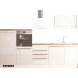 RESPEKTA Gabriel Küchenzeile, weiß in weiß von Respekta