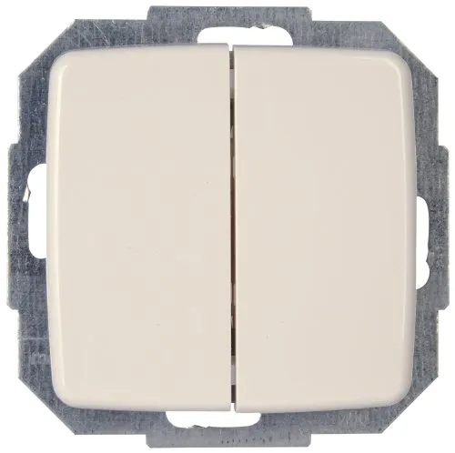Kopp 585517081 Rivo Serienschalter, Reinweiß (RAL 9010)