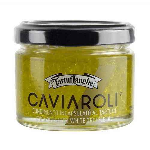 Tartuflanghe - PEARLS OF WHITE Trüffelöl würzen gekapselt 50g
