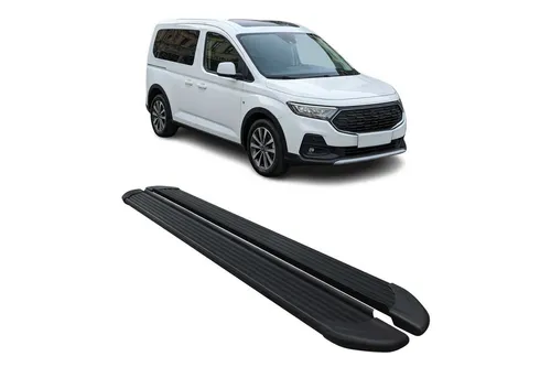 OMAC Kfz-Schmutzfänger Schweller für Ford Tourneo Connect (2021-2025) - Rutschfest und Robust - Fahrzeugspezifische Trittbretter aus hochwertigem Aluminium, ideal für den Einstieg. Rutschfestes Design und Korrosionsschutz bieten Sicherheit und Stil für Ihr Fahrzeug.