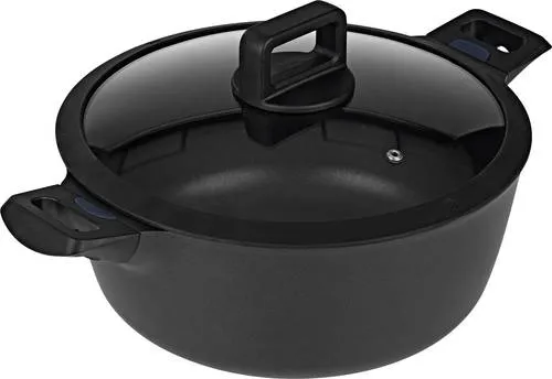 N8WERK Aluguss-Kochtopf mit Hitze Indikator 28 cm