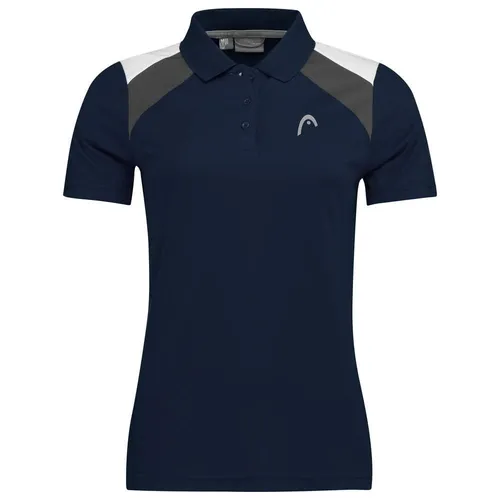 Head Tennis-Polo Club 22 Tech Damen - Badmintonbekleidung für Damen mit Moisture Transfer Microfiber Technologie für schnelles Trocknen und kühlenden Effekt, ideal für sportliche Aktivitäten.