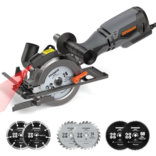 DOVAMAN Mini Handkreissäge MCS01A, 710W mit Laser