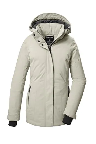 G.I.G.A. DX Damen Funktionsjacke mit abzippbarer Kapuze - Funktionsjacke für Damen, wasserdicht und atmungsaktiv mit verstellbarer, abzippbarer Kapuze - ideal für Outdoor-Aktivitäten.