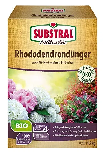Substral Naturen Bio Rhododendron Dünger, 1,7 kg in weiß von Substral