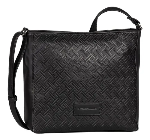 TOM TAILOR Mirenda Damen Umhängetasche - Stilvolle Crossbody Bag in Schwarz - Umhängetasche in Mittelgröße mit praktischem Reißverschluss-Hauptfach und verstellbarem Schulterriemen für individuellen Tragekomfort. Perfekt für den Alltag!